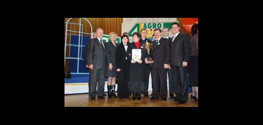 Zdjęcie przedstawia zwycięzców Konkursu AGROLIGA z terenu woj. łódzkiego