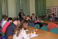 Zdjęcie przedstawia spotkanie informacyjne Kościerzyn - 13.11.2014 r.