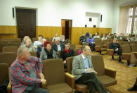 Zdjęcie przedstawia uczestników spotkania informacyjnego, Piotrków Trybunalski - 06.11.2014 r.  